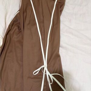 Laagam Vicky Tracksuit Pant in Light Brown/Cream